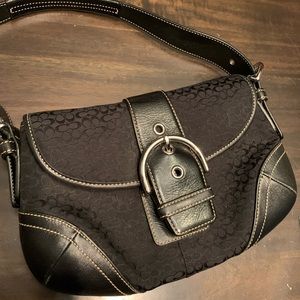 Cute black coach bag